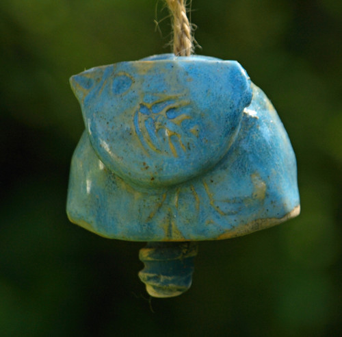 Keramický zvonek s ptáčekem — foto 3
