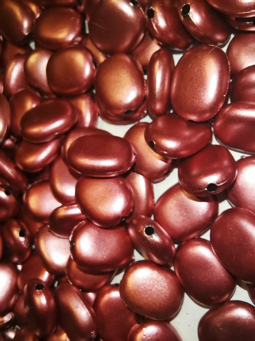 Plastové korálky ploché 500g — foto 4