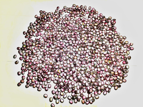 Plastové korálky ploché 500g — foto 6