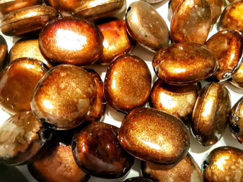 Plastové korálky ploché 1kg — foto 5