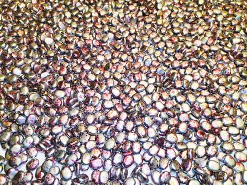 Plastové korálky ploché 1kg — foto 4