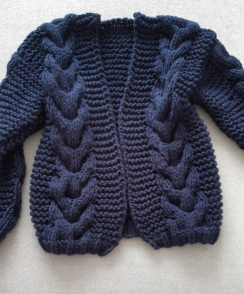 Modrý Cardigan — foto 3