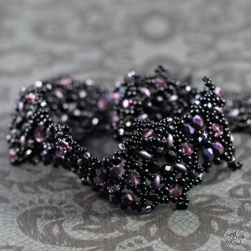 Black and Violet - náhrdelník — foto 6