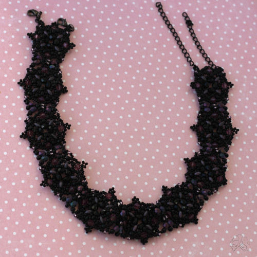 Black and Violet - náhrdelník — foto 3
