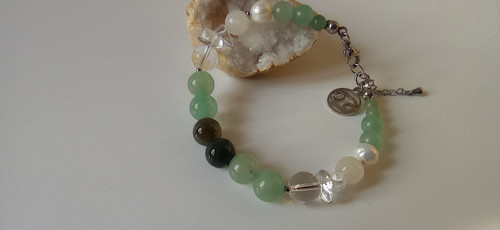 Náramek z minerálů "Rak" — foto 3