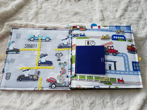 Menší quiet book kluk — foto 5