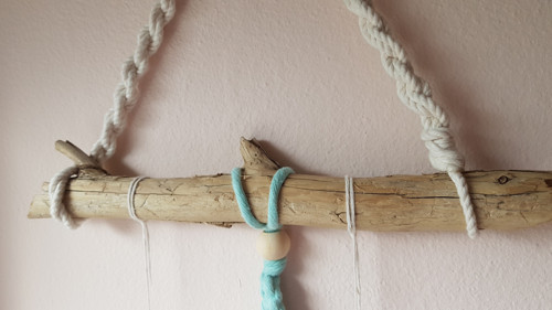 MACRAME DLOUHÉ S JASPISEM pro meditaci, relaxaci — foto 3