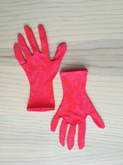 Veselé úpletové rukavice - Red — foto 3