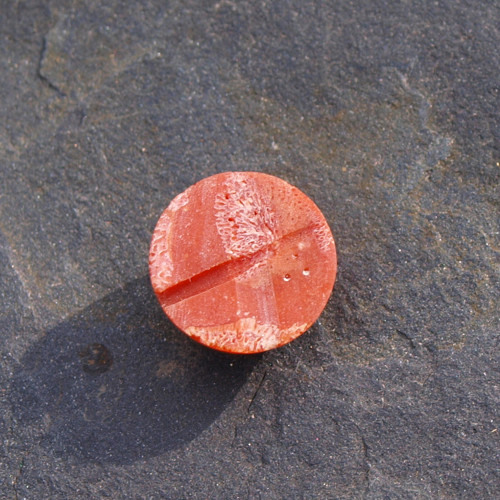 Korál, kabošon 1,2 cm, č.2247 — foto 4