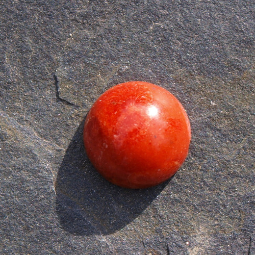 Korál, kabošon 1,2 cm, č.2247 — foto 2