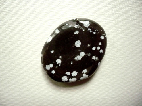 Placka - obsidián vločkový 31 mm, č.1071 — foto 2