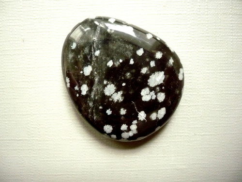 Placka - obsidián vločkový 32 mm, č.1084 — foto 2