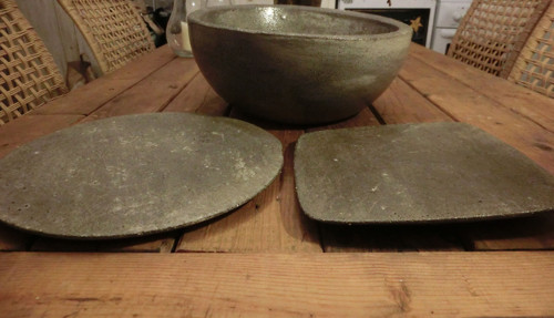 Betonový servírovací talíř — foto 6