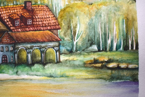 Barevný podvečer - A4 originál — foto 5