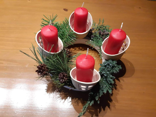 Adventní věnec s okýnky — foto 5