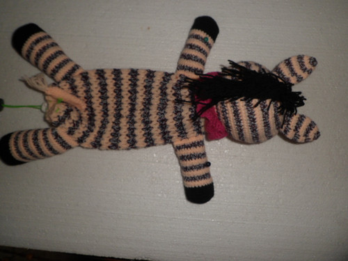 Zebra pyžamožrout háčkovaná - návod — foto 3