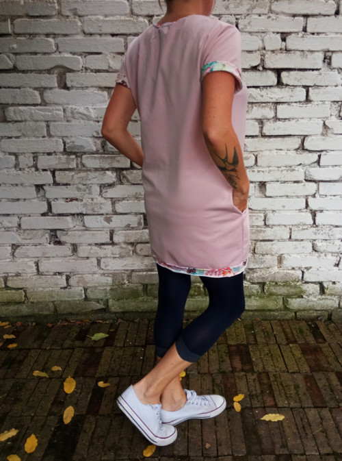 Starorůžové - oversized,kapsy — foto 2