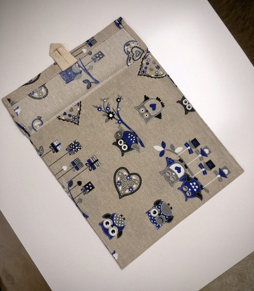 Pytlík na pečivo - Blue owls — foto 3