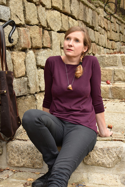 Fialová s melírem..., vel. L — foto 2