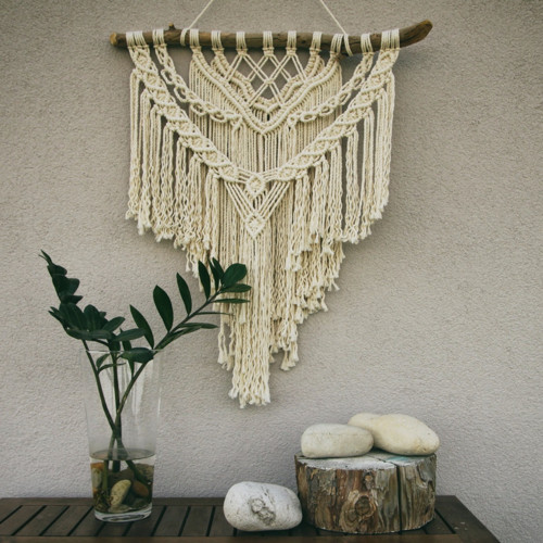 Macrame na zeď natur — foto 2