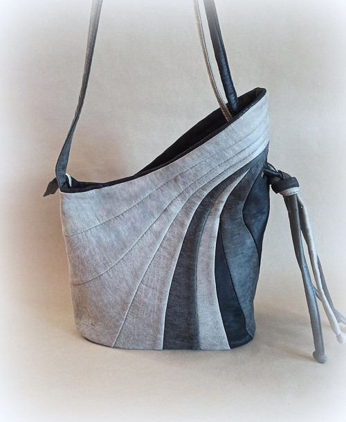 Kabelka Big wave grey — foto 2