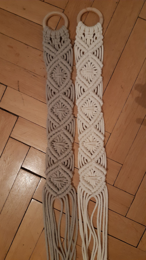 2ks Macramé závěs — foto 2