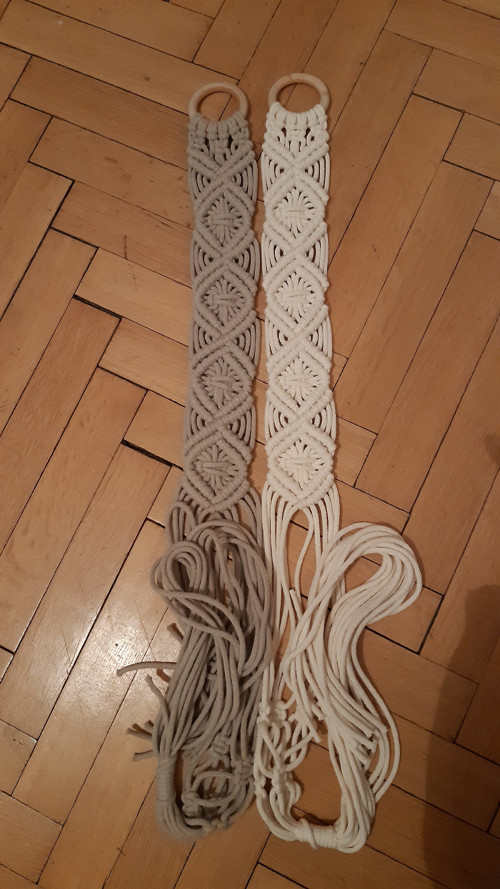 2ks Macramé závěs — foto 5