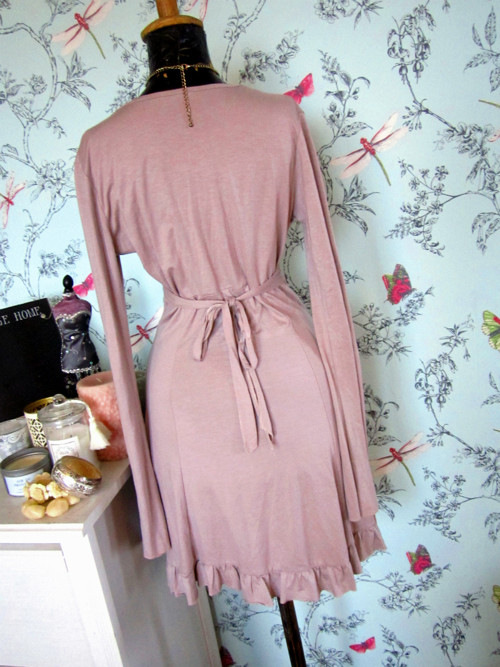 Šaty powder pink nostalgické — foto 5