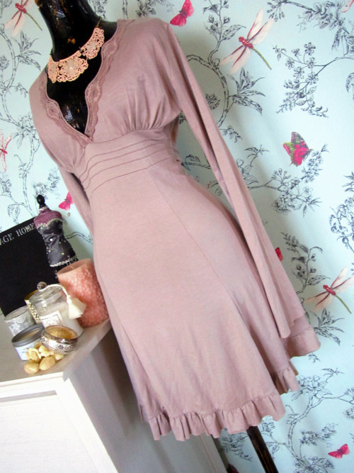 Šaty powder pink nostalgické — foto 4