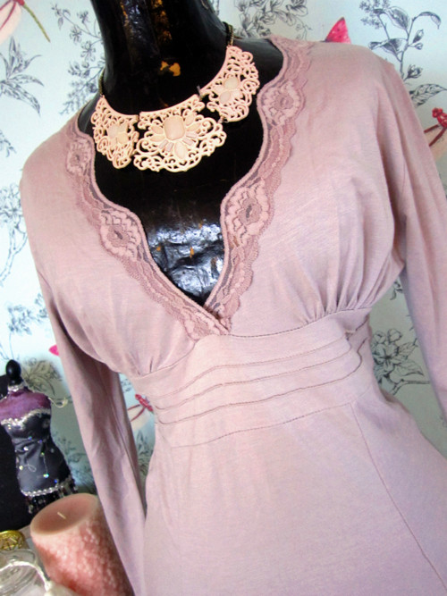 Šaty powder pink nostalgické — foto 2