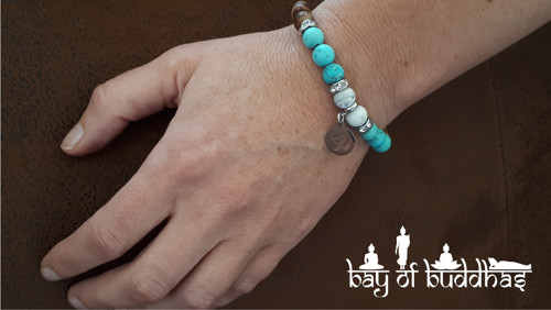 Tibetan Turquoise Om Bracelet — foto 3