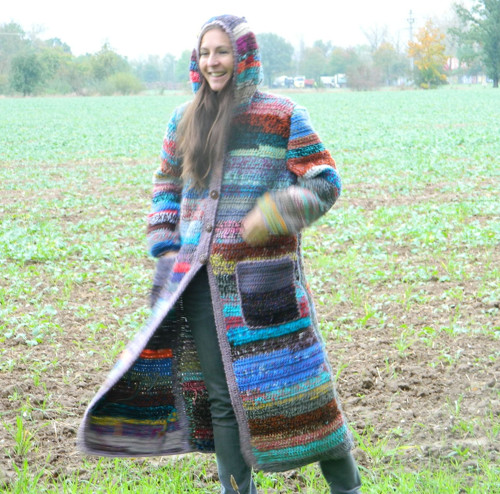 Oboustranný dlouhý kabát — foto 2