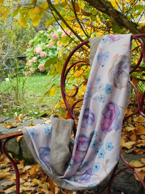Něžný...lněný nákrčník — foto 2