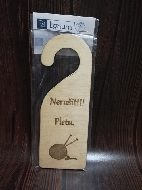 Visačka na dveře - pletu — foto 3