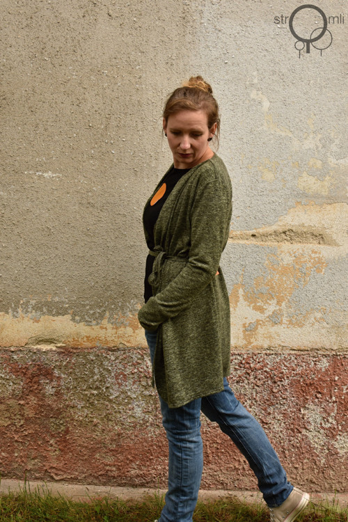 Kardigan zelený, vel. XXL — foto 3