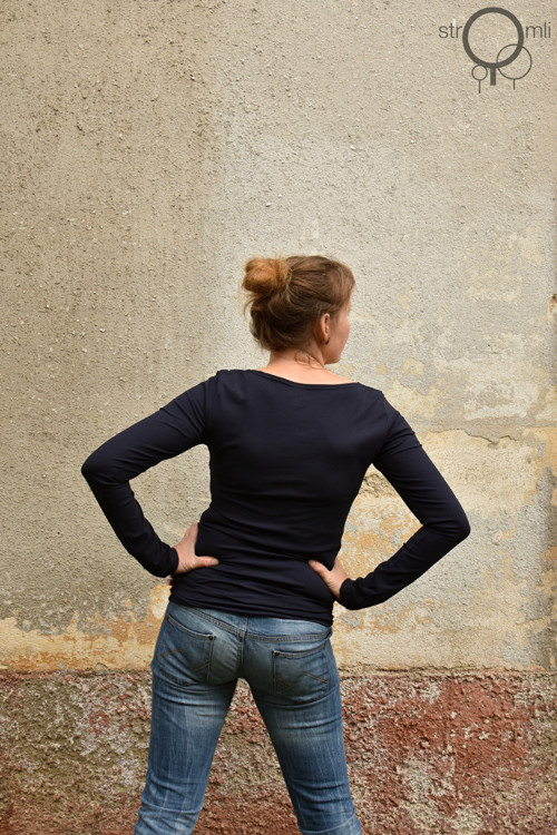 Modré se srdcem..., vel. XXL — foto 3