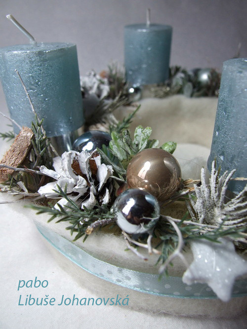 Adventní věnec blankytný (337) — foto 3