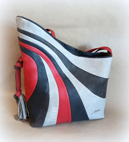 Kabelka Big wave red — foto 2