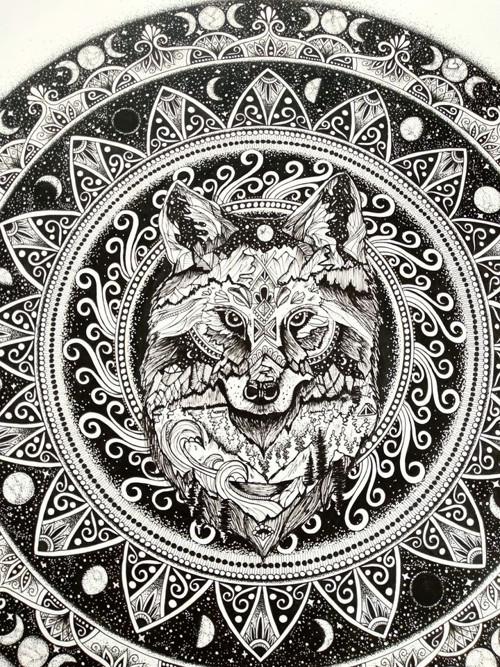Vlčí mandala — foto 2