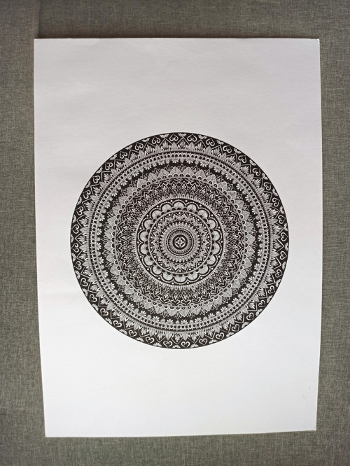 Mandala alá grafický tisk — foto 2