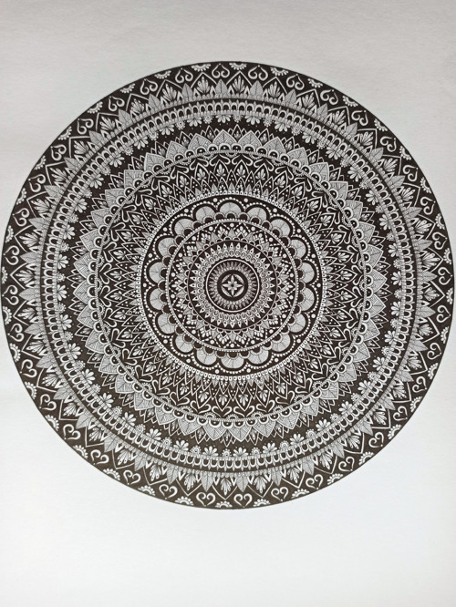 Mandala alá grafický tisk — foto 3