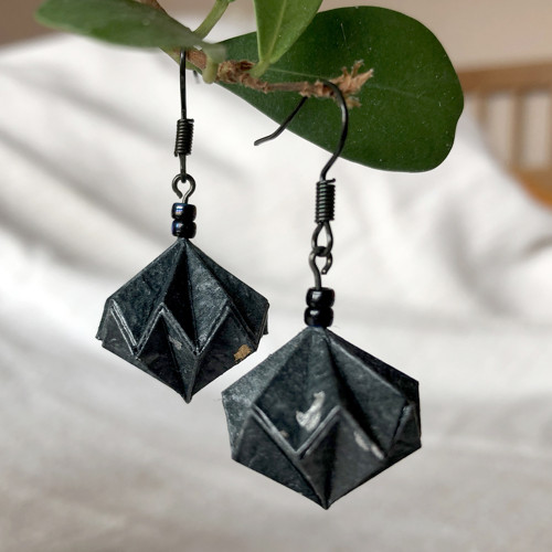 Elegantní origami náušnice — foto 2