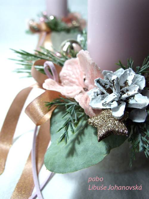Svícen "rosegold" (344) — foto 3