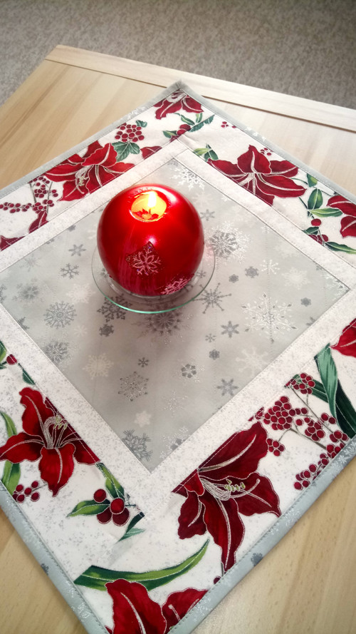 Vánoční středový - stříbrný — foto 3
