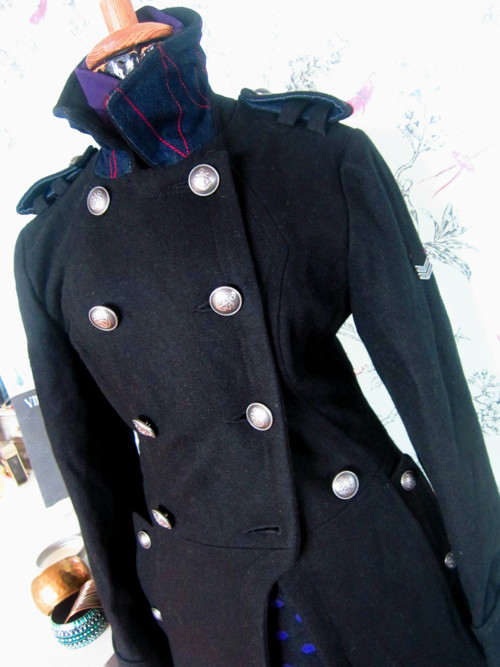 Stylový kabát army look — foto 2