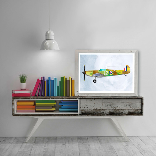 Letadlo Spitfire - Tisk na grafický papír — foto 6