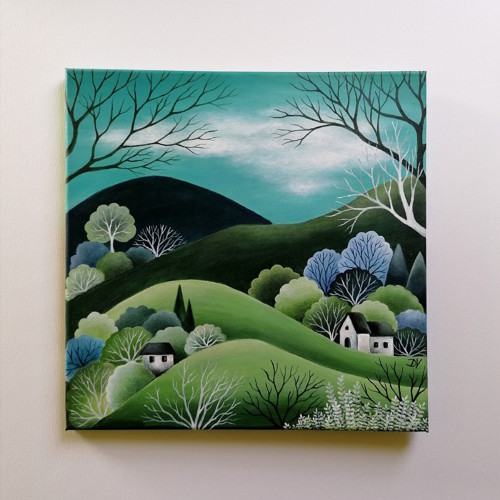 V údolí (40x40cm) — foto 3