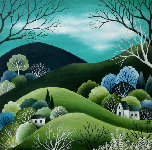V údolí (40x40cm) — foto 2