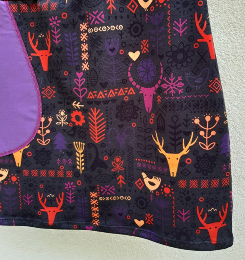 Sukně Folk deer -teplákovina — foto 3