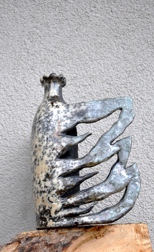 Raku váza Mayonaka no chō — foto 5